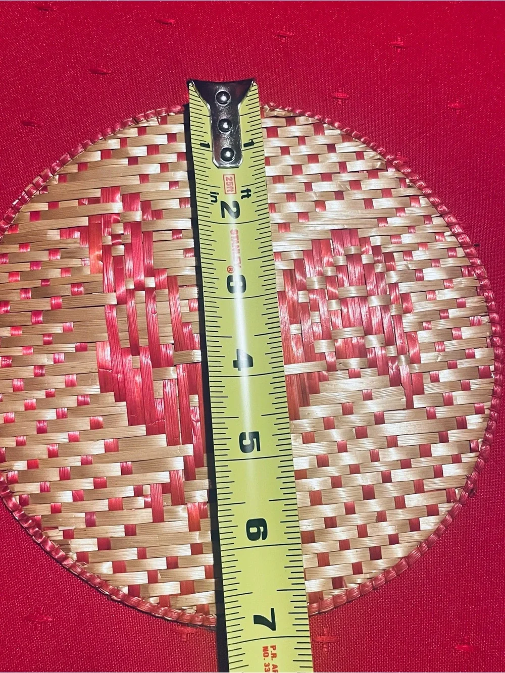 Vintage bamboo table placemat